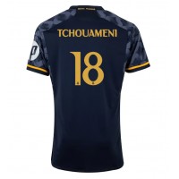 Real Madrid Aurelien Tchouameni #18 Bortedrakt 2023-24 Kortermet